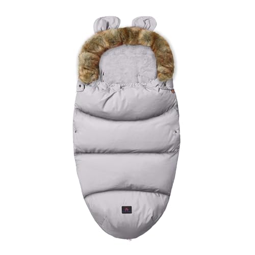 Balakaka Neugeborenen Decke Universal Winddicht Kinderwagen Winter Baby Fußsack Schlafsack für Baby 0~3 Jahre Grau von Balakaka