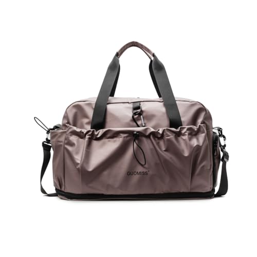 Balakaka Reisetasche Damen Herren mit Griff 28L, Weekend Handgepäck mit Schuhfach Nasstasche, Multifunktional Sporttasche für Reise und Übernachtung, Champagner von Balakaka