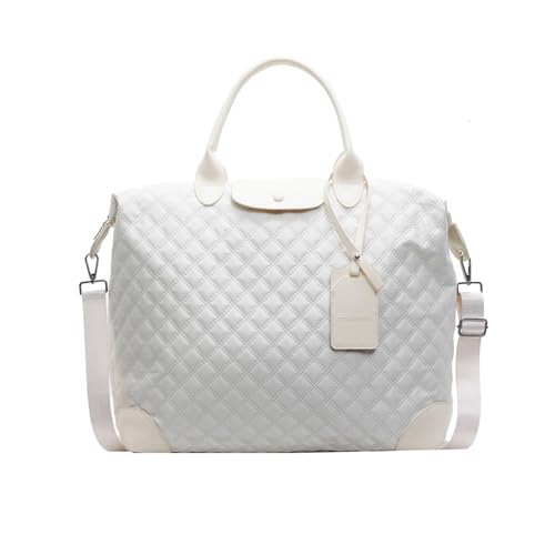 Balakaka Reisetasche Handgepäck mit Nasse und Trockener Tasche, 28L Umhängetasche Damen mit Verstellbarem Schultergurt, 3 in 1 Crossbody Tasche mit Henkel für Reisen, Beige von Balakaka