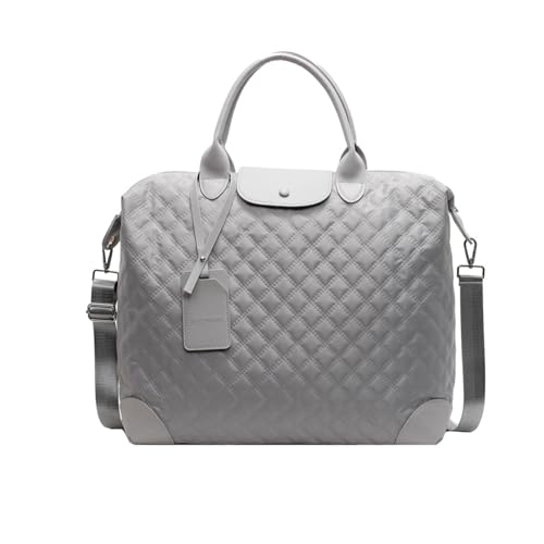 Balakaka Reisetasche Handgepäck mit Nasse und Trockener Tasche, 28L Umhängetasche Damen mit Verstellbarem Schultergurt, 3 in 1 Crossbody Tasche mit Henkel für Reisen, Grau von Balakaka