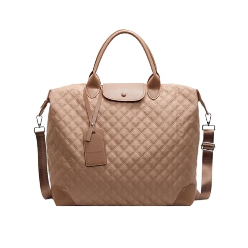 Balakaka Reisetasche Handgepäck mit Nasse und Trockener Tasche, 28L Umhängetasche Damen mit Verstellbarem Schultergurt, 3 in 1 Crossbody Tasche mit Henkel für Reisen, Khaki von Balakaka