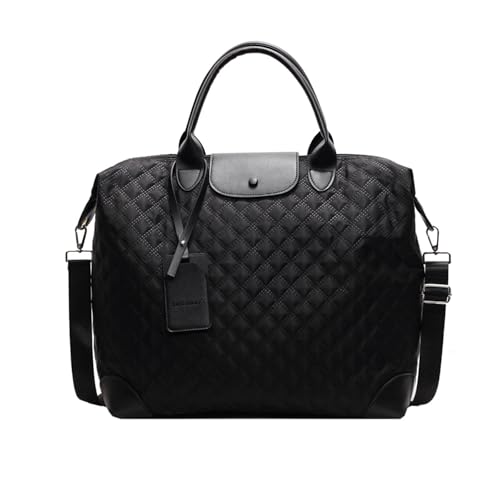 Balakaka Reisetasche Handgepäck mit Nasse und Trockener Tasche, 28L Umhängetasche Damen mit Verstellbarem Schultergurt, 3 in 1 Crossbody Tasche mit Henkel für Reisen, Schwarz von Balakaka