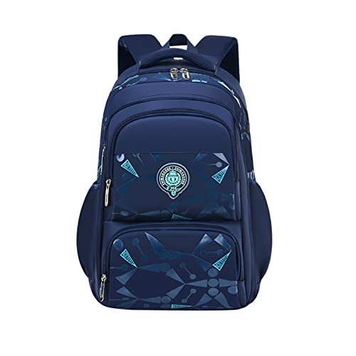 Balakaka Schultasche für Jungen Ridge Protection Kinderschultasche Kinderschultasche für Jungen mit großer Kapazität Schulrucksack Jungen 1. bis 3. Klasse Cooler Rucksack fur Die Schule Königsblau von Balakaka