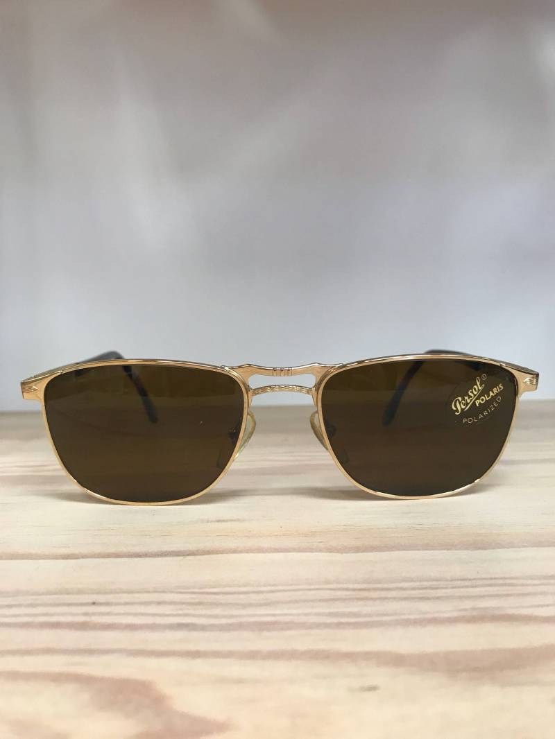 Persol Solar Gold Und Tortoise Polarisierte Sonnenbrille Persol Solar Gold Und Tortoise Polarisierte Sonnenbrille von BalboaEyewear