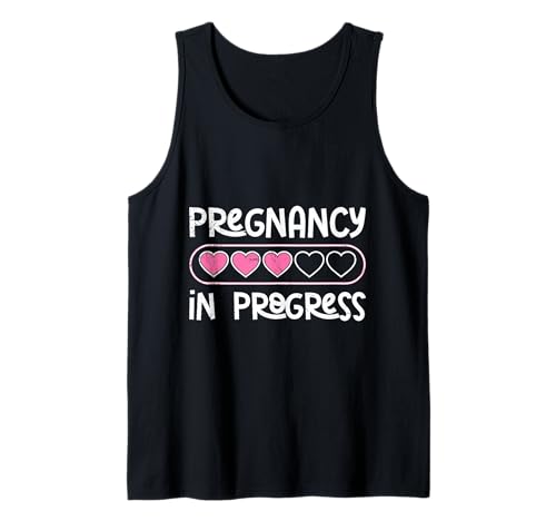 Baby Kommt Pregnancy IN Progress Lustiges Werdende Mutter Tank Top von Bald Mama Shirt Werdende Mutter Tag Baby Kommt