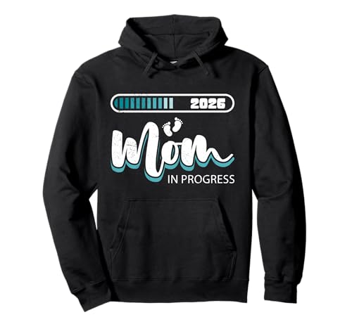 Bald Mama 2026 MOM IN PROGRESS Lustiges Werdende Mutter Pullover Hoodie von Bald Mama Shirt Werdende Mutter Tag Baby Kommt