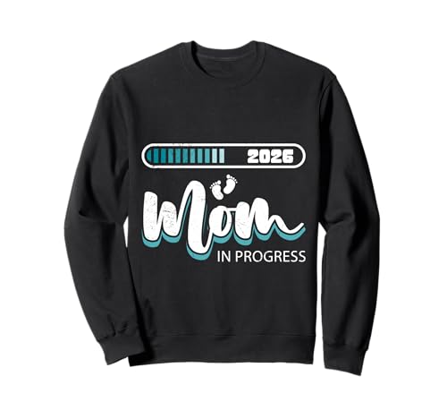 Bald Mama 2026 MOM IN PROGRESS Lustiges Werdende Mutter Sweatshirt Bald Mama 2026 MOM IN PROGRESS Lustiges Werdende Mutter Sweatshirt von Bald Mama Shirt Werdende Mutter Tag Baby Kommt