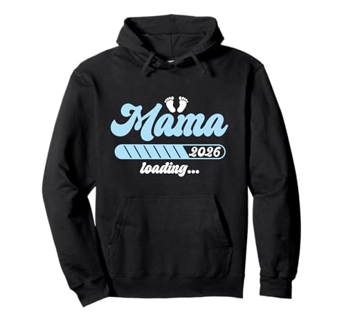 Bald Mama 2026 Wird GELADEN Lustiges Zukünftige Mutter Pullover Hoodie von Bald Mama Shirt Werdende Mutter Tag Baby Kommt