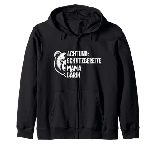 Bald Mama ACHTUNG SCHUTZBEREITE MAMA BÄRIN Werdende Mutter Kapuzenjacke Bald Mama ACHTUNG SCHUTZBEREITE MAMA BÄRIN Werdende Mutter Kapuzenjacke von Bald Mama Shirt Werdende Mutter Tag Baby Kommt