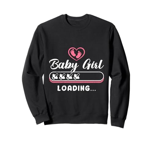 Bald Mama BABY GIRL LOADING Werdende Mutter Lustig Mama Sweatshirt Bald Mama BABY GIRL LOADING Werdende Mutter Lustig Mama Sweatshirt von Bald Mama Shirt Werdende Mutter Tag Baby Kommt