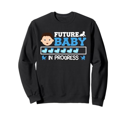 Bald Mama FUTURE BABY IN PROGRESS Lustig Werdende Mutter Sweatshirt von Bald Mama Shirt Werdende Mutter Tag Baby Kommt