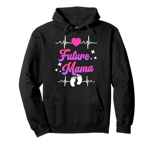 Bald Mama FUTURE MAMA Muttertag Lustig Werdende Mutter Pullover Hoodie von Bald Mama Shirt Werdende Mutter Tag Baby Kommt