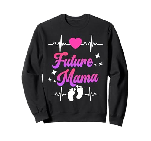 Bald Mama FUTURE MAMA Muttertag Lustig Werdende Mutter Sweatshirt Bald Mama FUTURE MAMA Muttertag Lustig Werdende Mutter Sweatshirt von Bald Mama Shirt Werdende Mutter Tag Baby Kommt