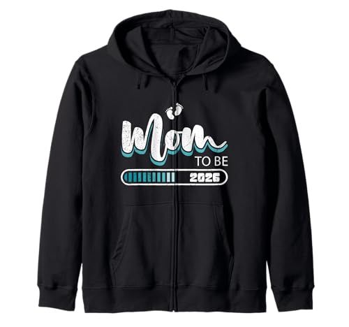 Bald Mama MOM to BE 2026 Werdende Mütter Lustig Mutter Kapuzenjacke von Bald Mama Shirt Werdende Mutter Tag Baby Kommt