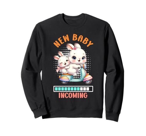Bald Mama NEW BABY INCOMING Lustiges Werdende Mutter Sweatshirt von Bald Mama Shirt Werdende Mutter Tag Baby Kommt