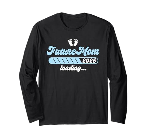 Bald Mama Soon to BE Mama Again Loading 2026 Baby Kommt Langarmshirt von Bald Mama Shirt Werdende Mutter Tag Baby Kommt