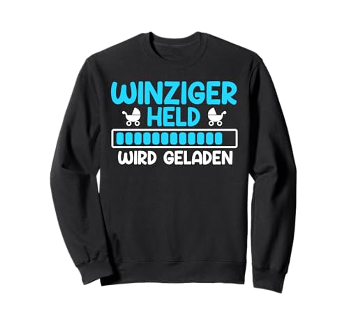 Bald Mama WINZIGER HELD WIRD GELADEN Lustig Mütter Sweatshirt Bald Mama WINZIGER HELD WIRD GELADEN Lustig Mütter Sweatshirt von Bald Mama Shirt Werdende Mutter Tag Baby Kommt