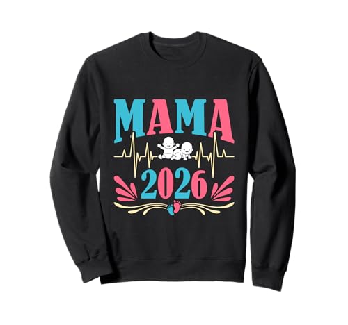 Schwangerschaft Mama 2026 Lustiges Zukünftige Mütter Sweatshirt Schwangerschaft Mama 2026 Lustiges Zukünftige Mütter Sweatshirt von Bald Mama Shirt Werdende Mutter Tag Baby Kommt
