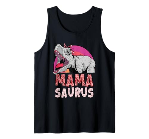 Werdende Mama MAMA SAURUS Lustiges Baby Kommt Tank Top von Bald Mama Shirt Werdende Mutter Tag Baby Kommt
