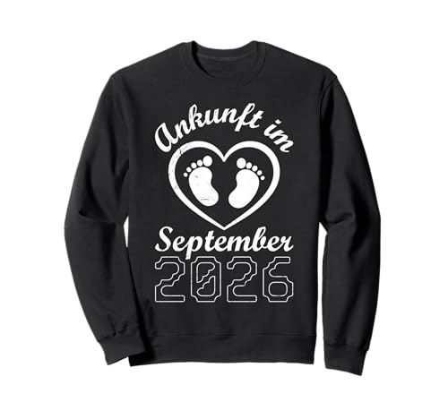 Werdende Mutter ANKUNFT IM SEPTEMBER 2026 Bald Mama Sweatshirt von Bald Mama Shirt Werdende Mutter Tag Baby Kommt
