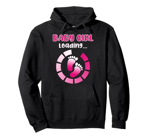 Werdende Mutter BABY GIRL LOADING Lustig Bald Mama Pullover Hoodie von Bald Mama Shirt Werdende Mutter Tag Baby Kommt