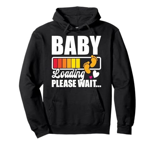 Werdende Mutter BABY LOADING PLEASE WAIT Zukünftige Mama Pullover Hoodie Werdende Mutter BABY LOADING PLEASE WAIT Zukünftige Mama Pullover Hoodie von Bald Mama Shirt Werdende Mutter Tag Baby Kommt
