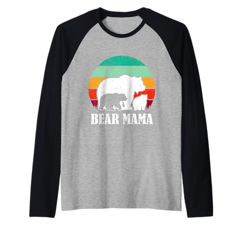 Werdende Mutter BÄRENMAMA Bald Mama Lustiges Schwangerschaft Raglan von Bald Mama Shirt Werdende Mutter Tag Baby Kommt