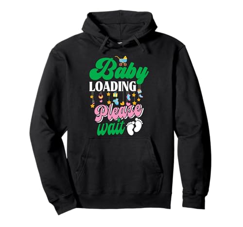 Werdende Mutter Baby Loading Please Wait Zukünftige Mama Pullover Hoodie Werdende Mutter Baby Loading Please Wait Zukünftige Mama Pullover Hoodie von Bald Mama Shirt Werdende Mutter Tag Baby Kommt