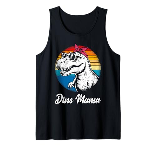 Werdende Mutter DINO MAMA Zukünftige Mama Lustig Schwanger Tank Top von Bald Mama Shirt Werdende Mutter Tag Baby Kommt