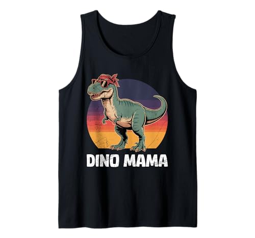 Werdende Mutter DINO MAMA Zukünftige Mama Lustig Schwanger Tank Top von Bald Mama Shirt Werdende Mutter Tag Baby Kommt