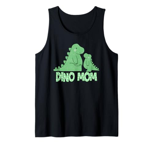 Werdende Mutter Dino Mama Lustiges Tag Baby Kommt Tank Top von Bald Mama Shirt Werdende Mutter Tag Baby Kommt