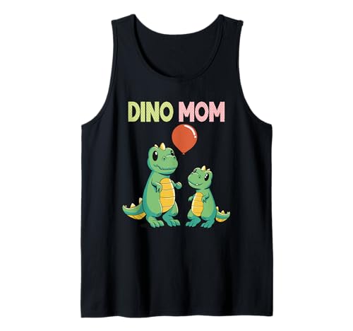Werdende Mutter Dino Mama Lustiges Tag Baby Kommt Tank Top von Bald Mama Shirt Werdende Mutter Tag Baby Kommt
