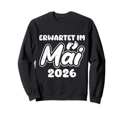 Werdende Mutter ERWARTET IM MAI 2026 Bald Mama Sweatshirt Werdende Mutter ERWARTET IM MAI 2026 Bald Mama Sweatshirt von Bald Mama Shirt Werdende Mutter Tag Baby Kommt