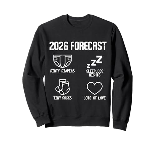 Werdende Mutter FORECAST 2026 Lustiges Bald Mama Sweatshirt von Bald Mama Shirt Werdende Mutter Tag Baby Kommt