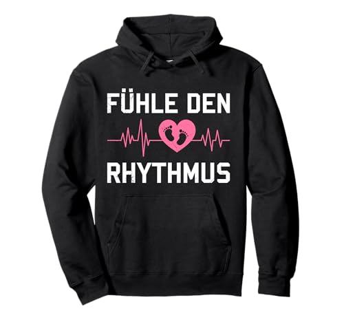 Werdende Mutter FÜHLE DEN RHYTHMUS Lustig Bald Mama Pullover Hoodie Werdende Mutter FÜHLE DEN RHYTHMUS Lustig Bald Mama Pullover Hoodie von Bald Mama Shirt Werdende Mutter Tag Baby Kommt