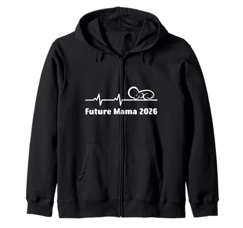 Werdende Mutter Future Mama 2026 Lustiges Bald Mama Kapuzenjacke von Bald Mama Shirt Werdende Mutter Tag Baby Kommt