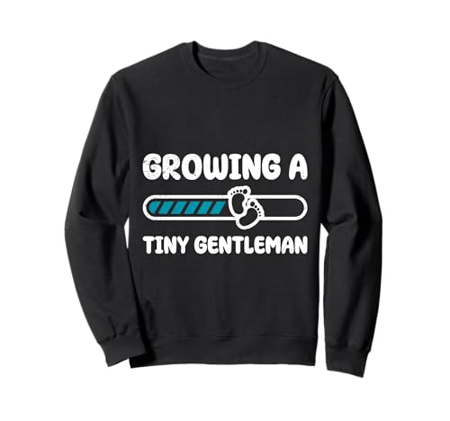 Werdende Mutter Growing A Tiny Gentleman Lustig Bald Mama Sweatshirt von Bald Mama Shirt Werdende Mutter Tag Baby Kommt