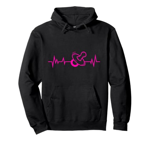 Werdende Mutter HERZKLOPFEN BABY KOMMT Lustig BALD MAMA Pullover Hoodie von Bald Mama Shirt Werdende Mutter Tag Baby Kommt