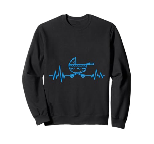 Werdende Mutter HERZKLOPFEN BABY KOMMT Lustig BALD MAMA Sweatshirt von Bald Mama Shirt Werdende Mutter Tag Baby Kommt