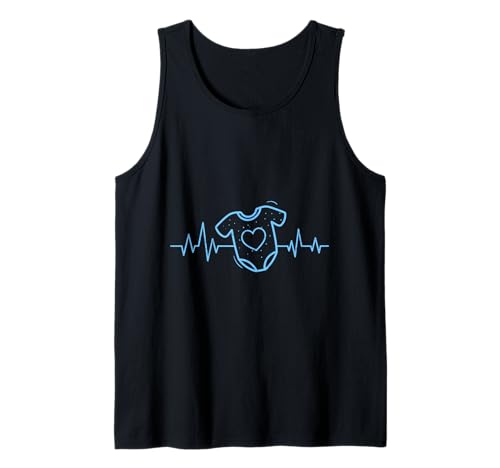 Werdende Mutter HERZKLOPFEN BABY KOMMT Lustig BALD MAMA Tank Top von Bald Mama Shirt Werdende Mutter Tag Baby Kommt
