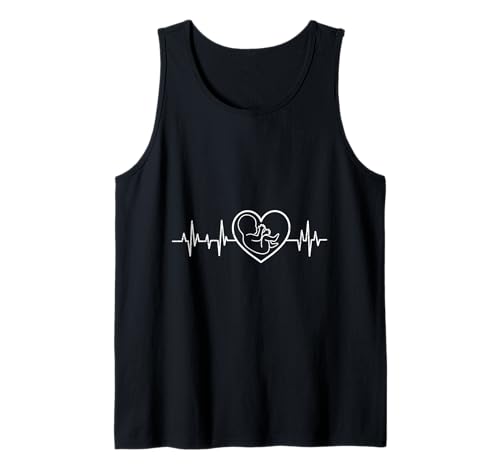 Werdende Mutter HERZKLOPFEN BABY KOMMT Lustig BALD MAMA Tank Top von Bald Mama Shirt Werdende Mutter Tag Baby Kommt