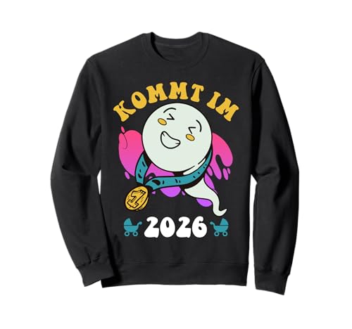 Werdende Mutter KOMMT IN 2026 Lustiges Bald Mama Sweatshirt von Bald Mama Shirt Werdende Mutter Tag Baby Kommt