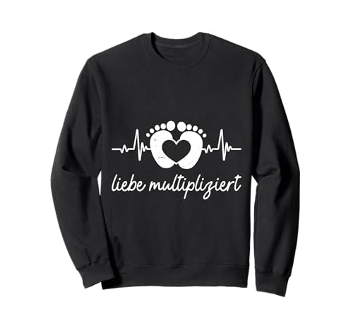 Werdende Mutter LIEBE MULTIPLIZIERT Lustiges Bald Mama Sweatshirt von Bald Mama Shirt Werdende Mutter Tag Baby Kommt