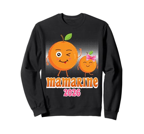 Werdende Mutter MAMARINE 2026 Lustiges Bald Mama Sweatshirt von Bald Mama Shirt Werdende Mutter Tag Baby Kommt