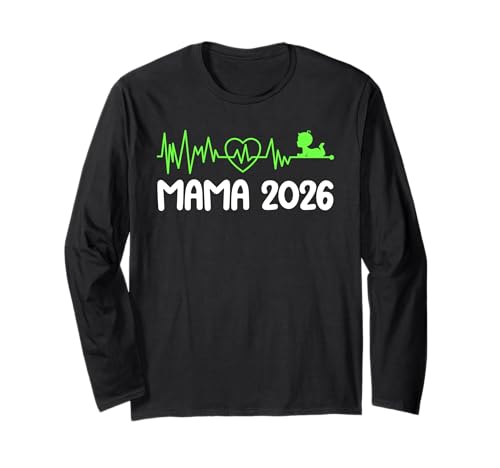 Werdende Mutter Mama 2026 Baby Kommt Lustiges Bald Mama Langarmshirt von Bald Mama Shirt Werdende Mutter Tag Baby Kommt