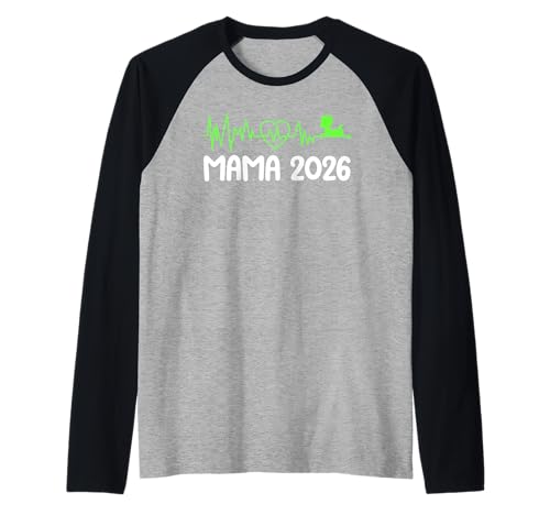 Werdende Mutter Mama 2026 Baby Kommt Lustiges Bald Mama Raglan von Bald Mama Shirt Werdende Mutter Tag Baby Kommt