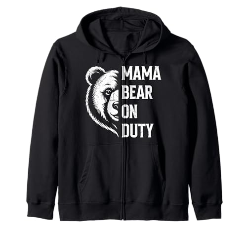 Werdende Mutter Mama BÄR IM Einsatz Lustiges Bald Mama Kapuzenjacke von Bald Mama Shirt Werdende Mutter Tag Baby Kommt