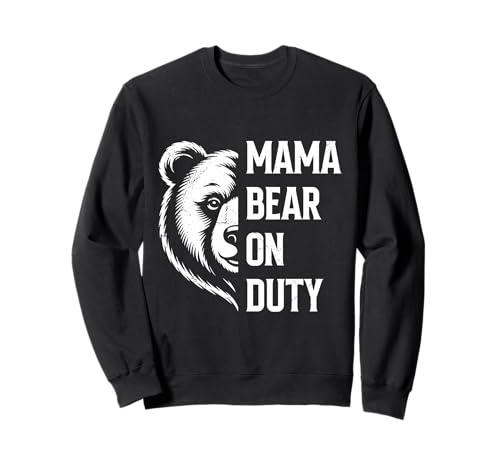 Werdende Mutter Mama BÄR IM Einsatz Lustiges Bald Mama Sweatshirt von Bald Mama Shirt Werdende Mutter Tag Baby Kommt