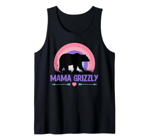 Werdende Mutter Mama Grizzly Lustiges Bald Mama Tank Top von Bald Mama Shirt Werdende Mutter Tag Baby Kommt