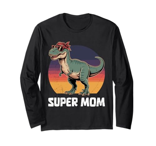 Werdende Mutter SUPER MOM Schwangerschaft Lustig Bald Mama Langarmshirt von Bald Mama Shirt Werdende Mutter Tag Baby Kommt